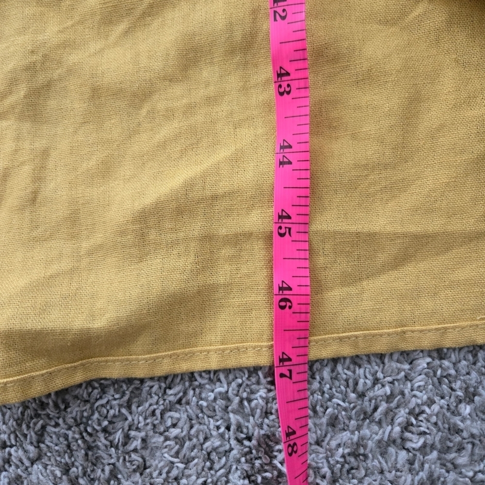 Cynthia Rowley Women Linen Blend HiLo Maxi Dress. Cowl Neck Lagenlook. Size Medi - Picture 6 of 8